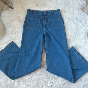 NWOT DENIM TROUSERS PANTS